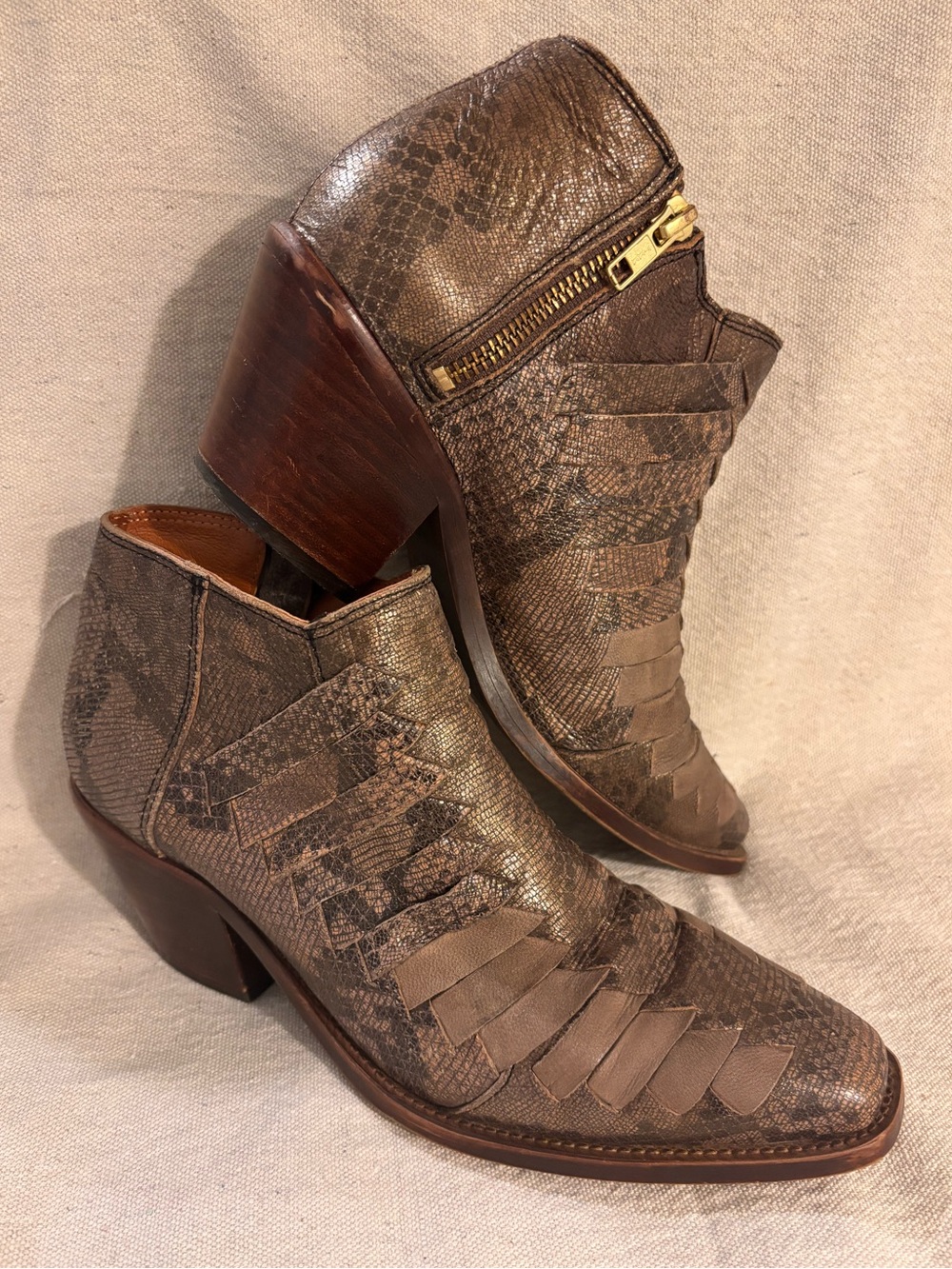 Free People Emmett Western ankle boots